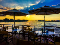 Sunset on the Danube
