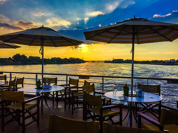 Sunset on the Danube