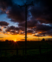 Barnby Dun sunset nov16