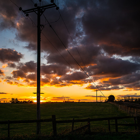 Barnby Dun sunset nov16