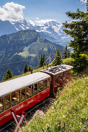 Schynige Platte cog railway, Swiss Alps