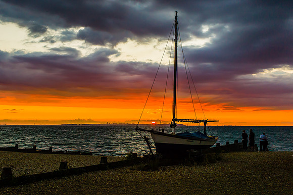 Whitstable at sunset