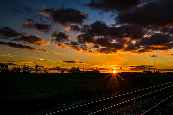 Barnby Dun sunset nov16
