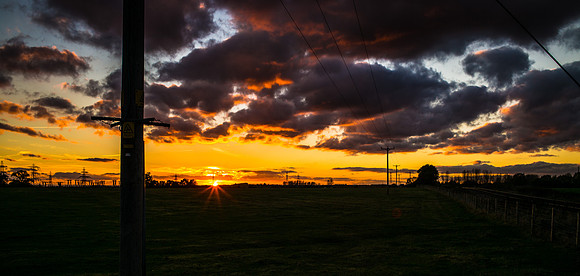 Barnby Dun sunset nov16