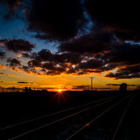 Barnby Dun sunset nov16