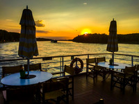 Sunset on the Danube