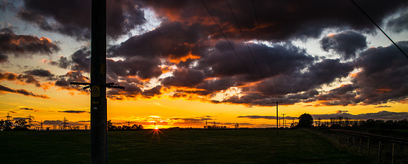 Barnby Dun sunset nov16
