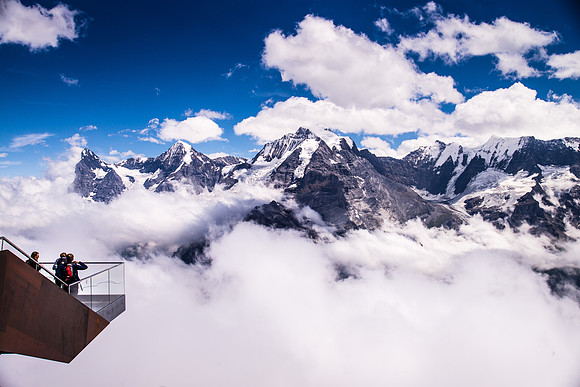 Schilthorn viewing platform, Swiss Alps