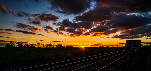 Barnby Dun sunset nov16